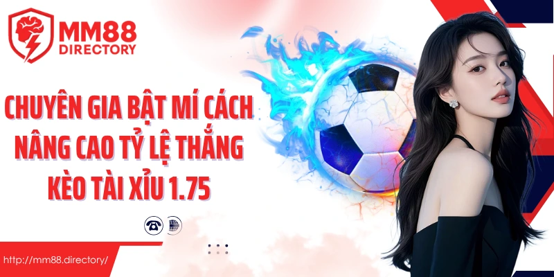 Chuyên gia bật mí cách nâng cao tỷ lệ thắng kèo tài xỉu 1.75